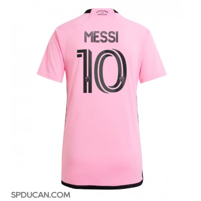 Zenski Nogometni Dres Inter Miami Lionel Messi #10 Domaci 2024-25 Kratak Rukav Zenski Nogometni Dres Inter Miami Lionel Messi #10 Domaci 2024-25 Kratak Rukav